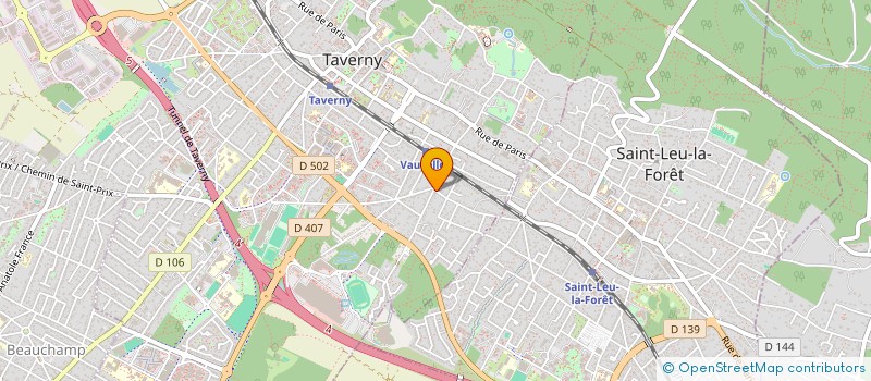 localisation de l'entreprise RMA  TAVERNY