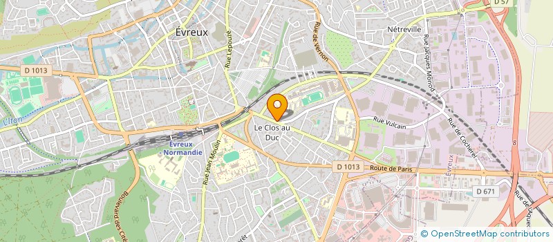 localisation de l'entreprise RMA IMMO  EVREUX