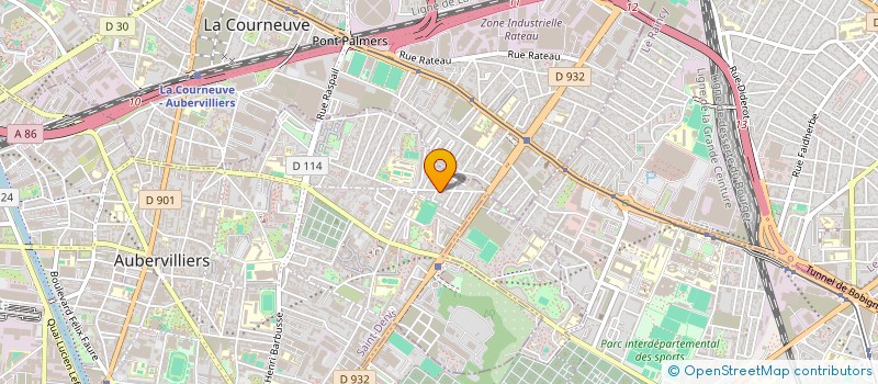 localisation de l'entreprise RMA SERVICES  AUBERVILLIERS