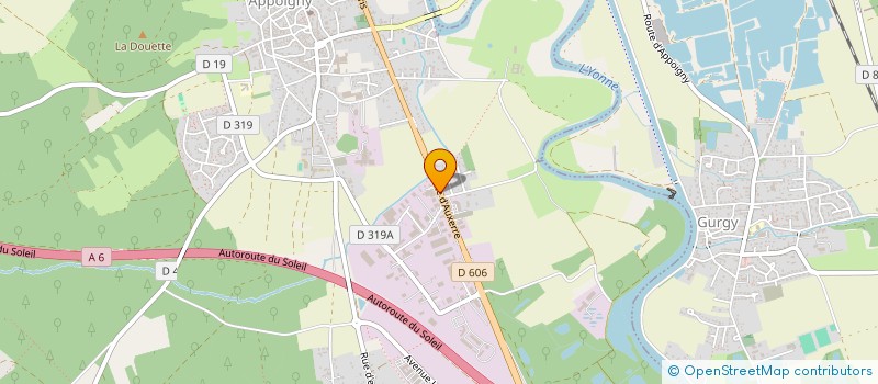 localisation de l'entreprise RMAC LOCATION à JOIGNY