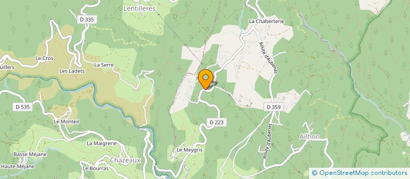 localisation de l'entreprise RMAM  AILHON