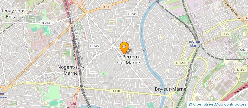 localisation de l'entreprise RMAP à LE PERREUX-SUR-MARNE
