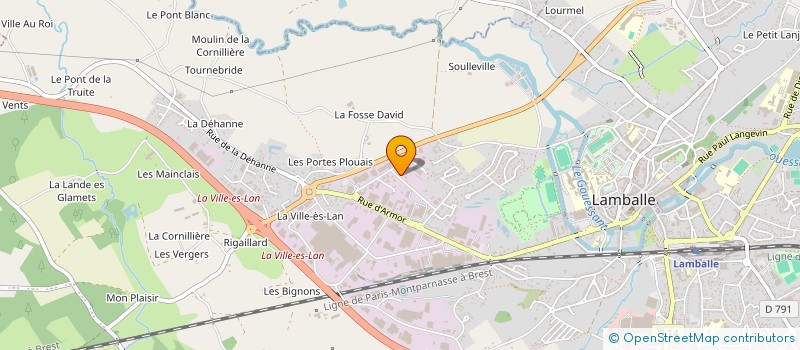 localisation de l'entreprise RMAR SOLAR à LAMBALLE-ARMOR