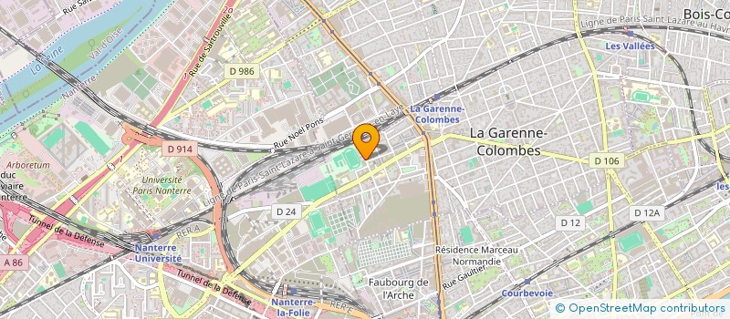 localisation de l'entreprise RMAS CONSULTING à LA GARENNE-COLOMBES