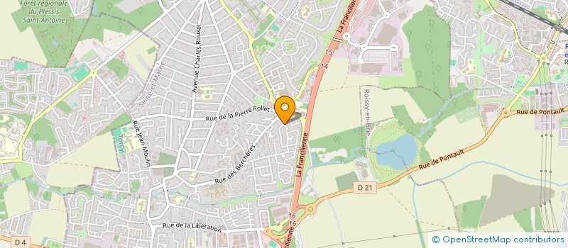 localisation de l'entreprise RMB à PONTAULT-COMBAULT