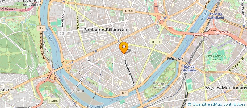 localisation de l'entreprise RMB à BOULOGNE-BILLANCOURT
