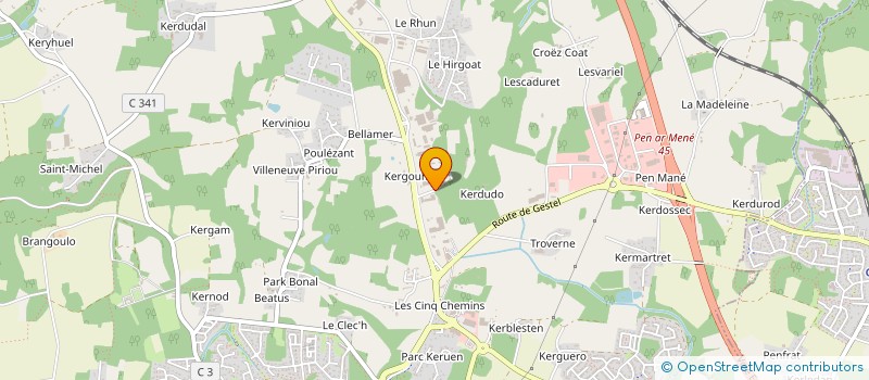 localisation de l'entreprise RMB  GUIDEL