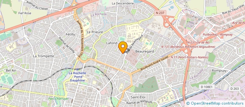 localisation de l'entreprise RMB DEVELOPPEMENT  LA ROCHELLE