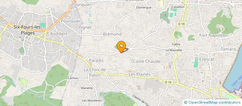 localisation de l'entreprise RMB HOLDING  LE CASTELLET