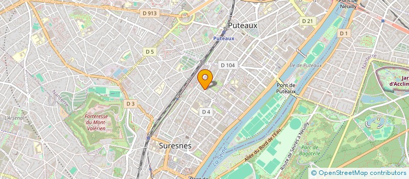 localisation de l'entreprise RMB PARTNER à SURESNES