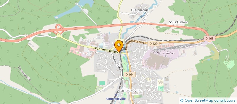 localisation de l'entreprise RMB RESTAURATION  CONTREXEVILLE