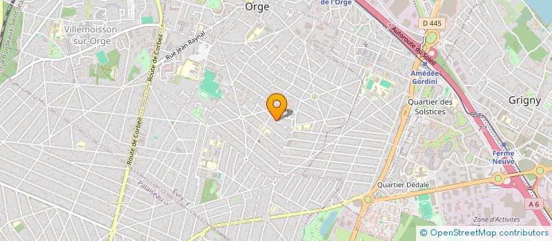 localisation de l'entreprise RMBAT à MORSANG-SUR-ORGE