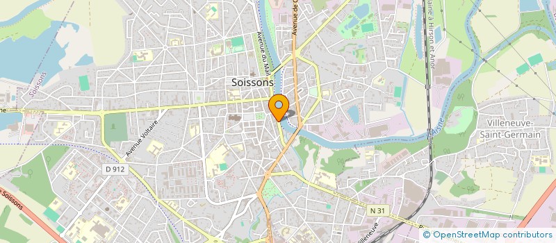 localisation de l'entreprise RMBBMR à SOISSONS