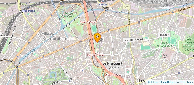 localisation de l'entreprise RMBH  PARIS