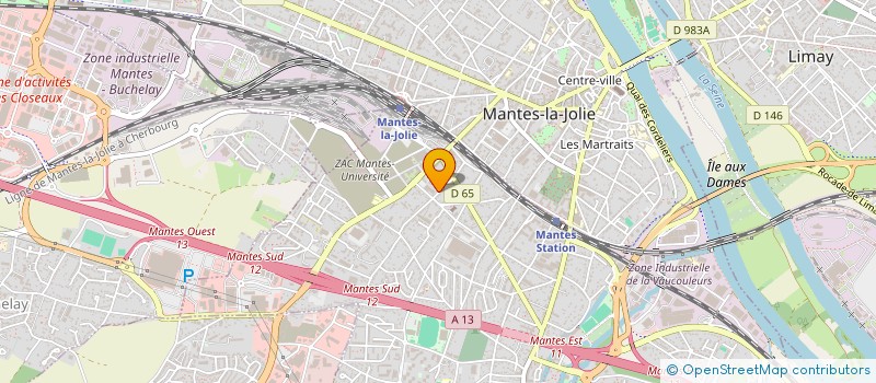 localisation de l'entreprise RMBND  MANTES-LA-VILLE