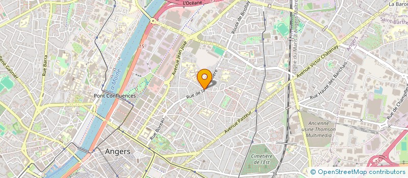 localisation de l'entreprise RMC 1  ANGERS