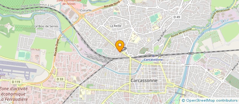 localisation de l'entreprise RMC à CARCASSONNE