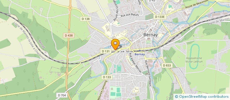 localisation de l'entreprise RMC  FERRIERES-SAINT-HILAIRE