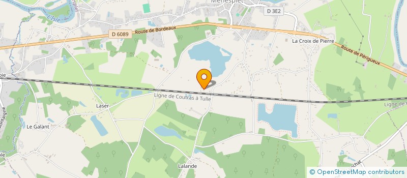 localisation de l'entreprise RMC  MENESPLET