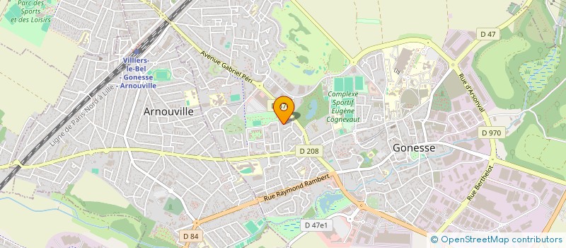 localisation de l'entreprise RMC à GONESSE