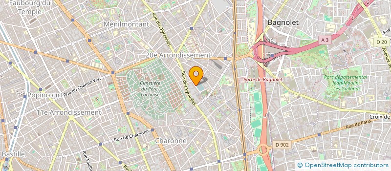 localisation de l'entreprise RMC BAT  PARIS