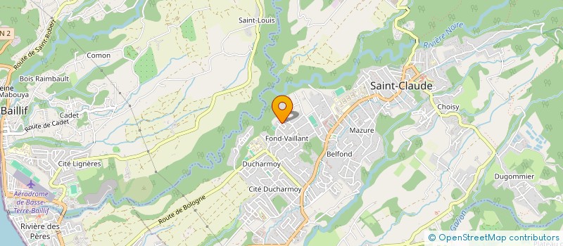 localisation de l'entreprise RMC BOULOGNE  SAINT-CLAUDE