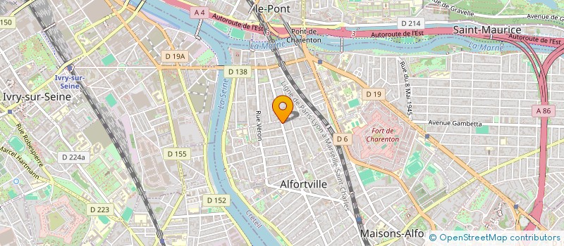 localisation de l'entreprise RMC MEDICAL  ALFORTVILLE