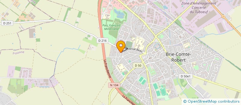 localisation de l'entreprise RMC PATRIMOINE  BRIE-COMTE-ROBERT