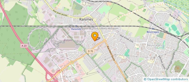 localisation de l'entreprise RMC RAISMES à RAISMES