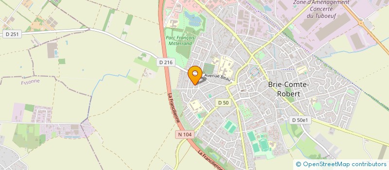 localisation de l'entreprise RMC SAINTE IMMO  BRIE-COMTE-ROBERT