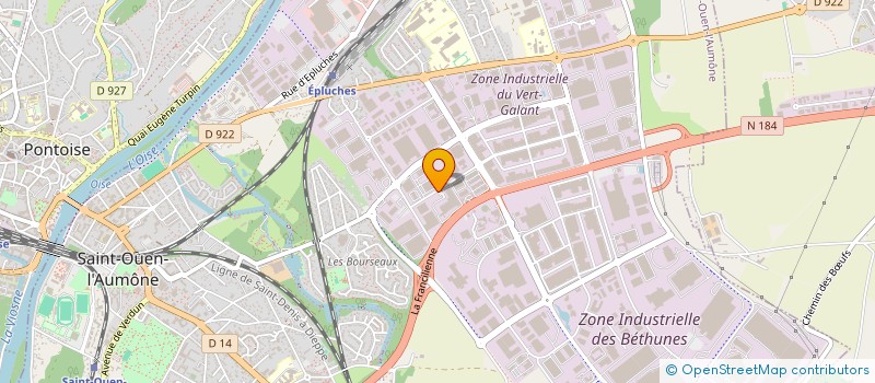localisation de l'entreprise RMC SARL à SAINT-OUEN-L'AUMONE