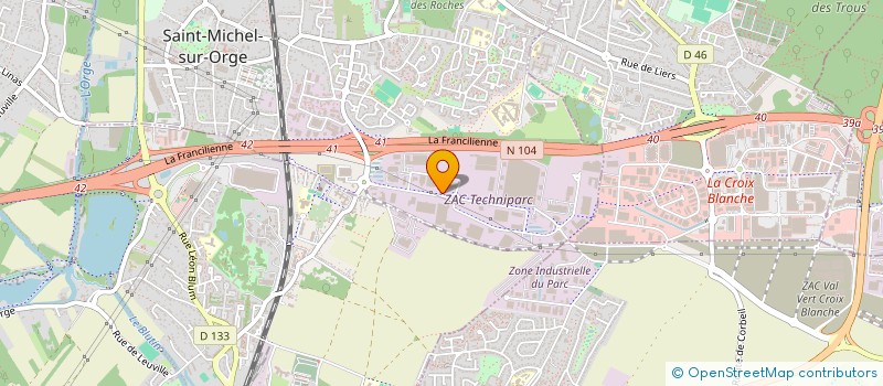 localisation de l'entreprise RMC SYSTEMS à SAINT-MICHEL-SUR-ORGE