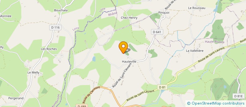 localisation de l'entreprise RMC2G  HAUTE-RIVOIRE