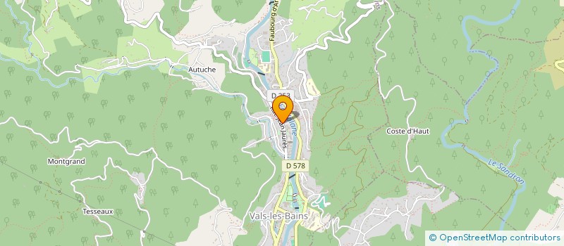 localisation de l'entreprise RMCN  VALS-LES-BAINS