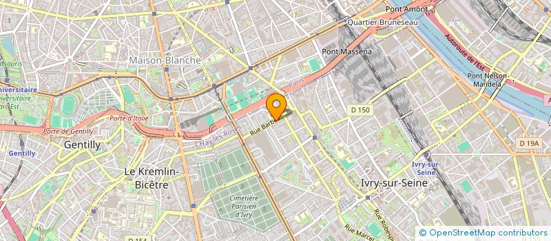 localisation de l'entreprise RMD  IVRY-SUR-SEINE