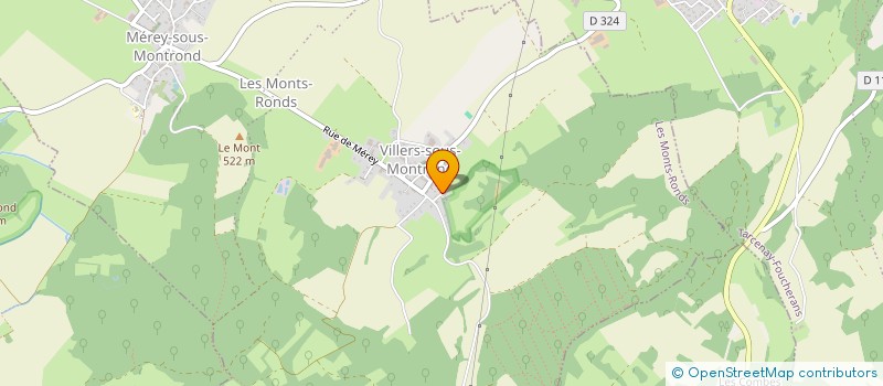 localisation de l'entreprise RMD  LES MONTS-RONDS