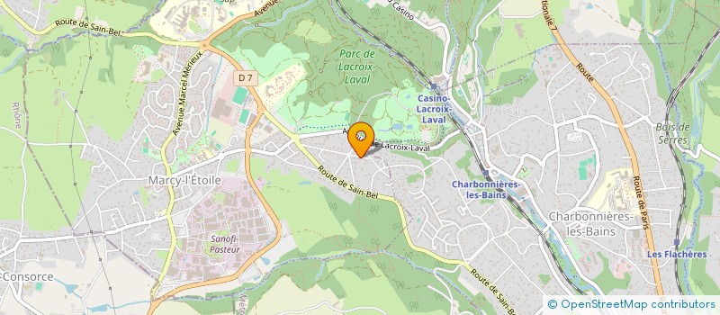 localisation de l'entreprise RMD PRO RENOV BATIMENT  MARCY-L'ETOILE