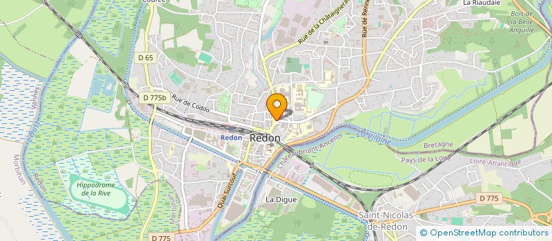 localisation de l'entreprise RMD SAP REDON  REDON