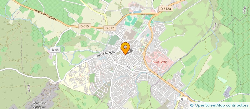 localisation de l'entreprise RMDS-THUIR  THUIR