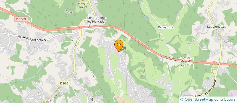 localisation de l'entreprise RMDV  USSAC