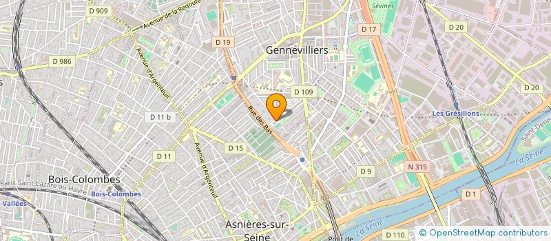 localisation de l'entreprise RME à GENNEVILLIERS