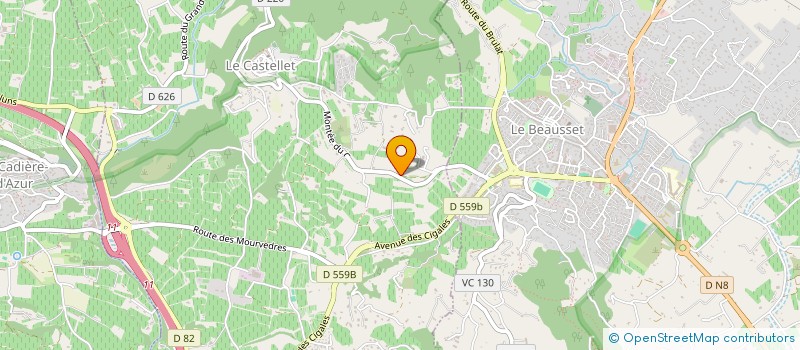 localisation de l'entreprise RME à LE CASTELLET