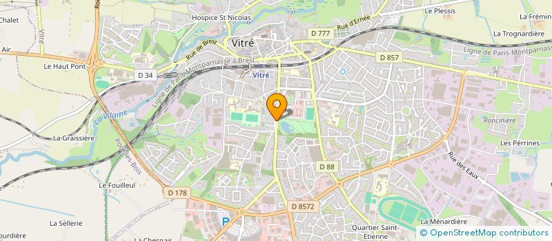 localisation de l'entreprise RME  VITRE