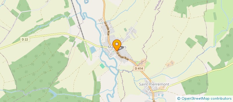 localisation de l'entreprise RMECA  MAGNIERES