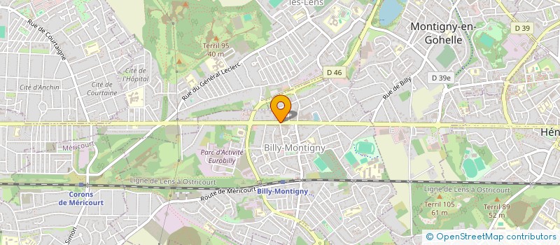 localisation de l'entreprise RMEZ à BILLY-MONTIGNY