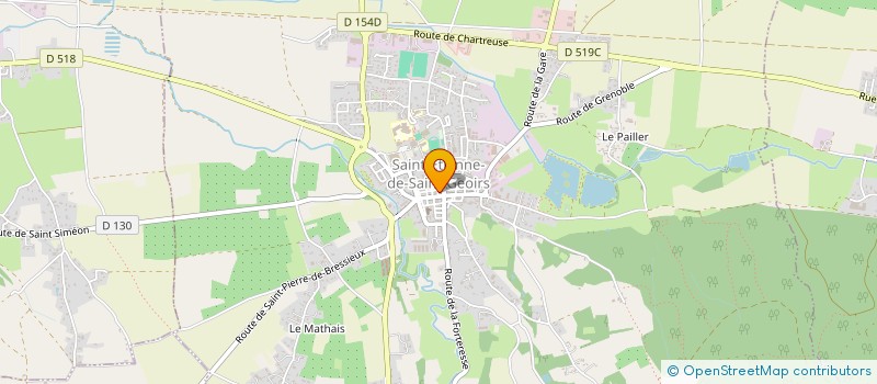 localisation de l'entreprise RMF  SAINT-ETIENNE-DE-SAINT-GEOIRS