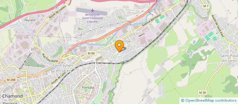 localisation de l'entreprise RMF  L'HORME