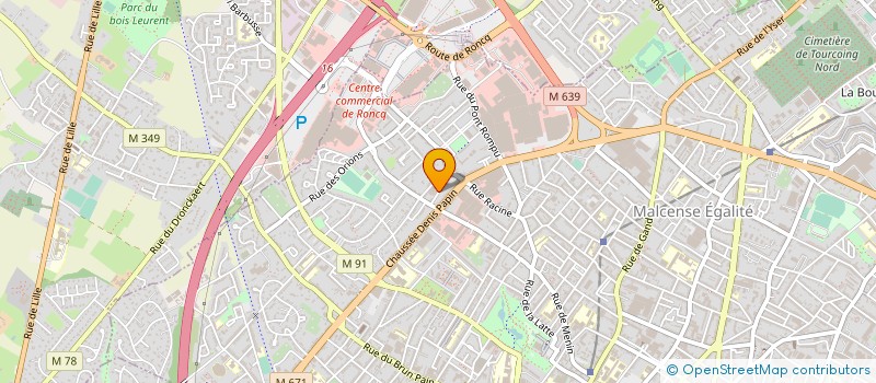 localisation de l'entreprise RMG à TOURCOING