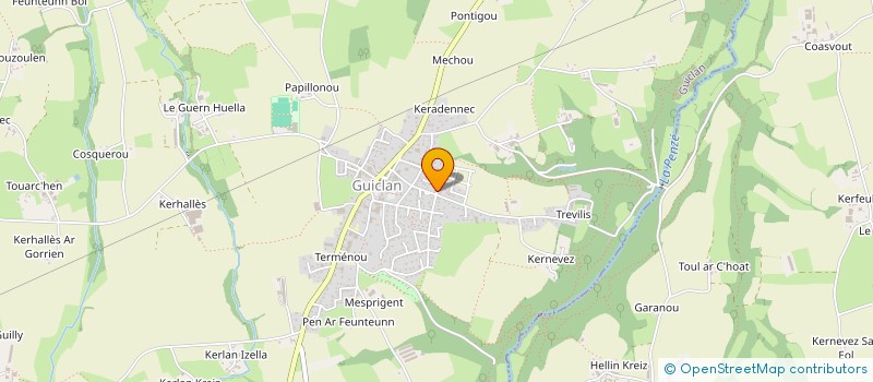 localisation de l'entreprise RMG  GUICLAN