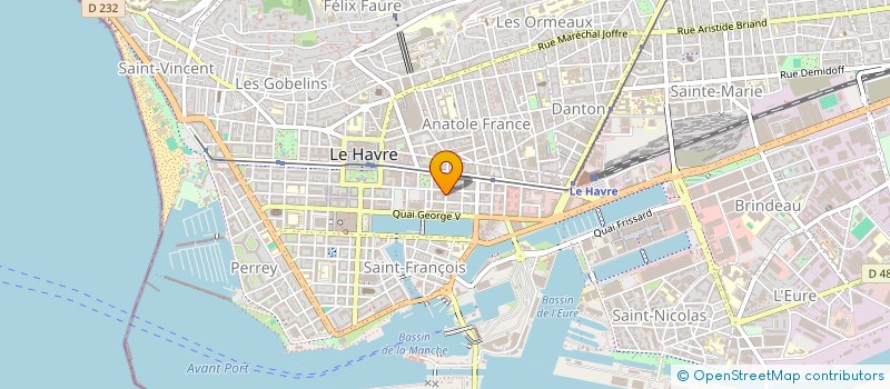 localisation de l'entreprise RMG à LE HAVRE